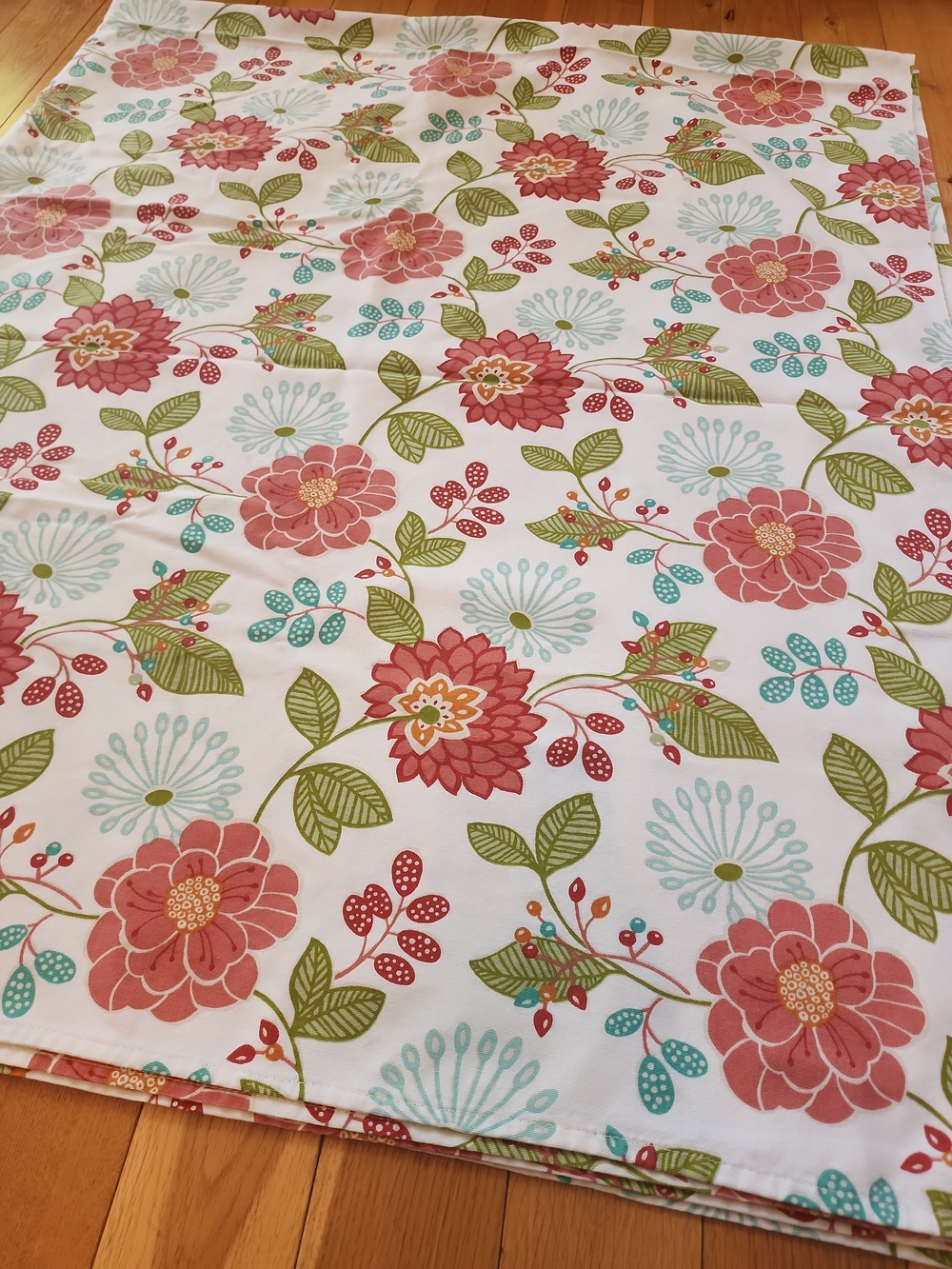 Lauren Ralph Lauren Jacobean Bloom Tablecloth 82" x 70" Spring Whimsy READ